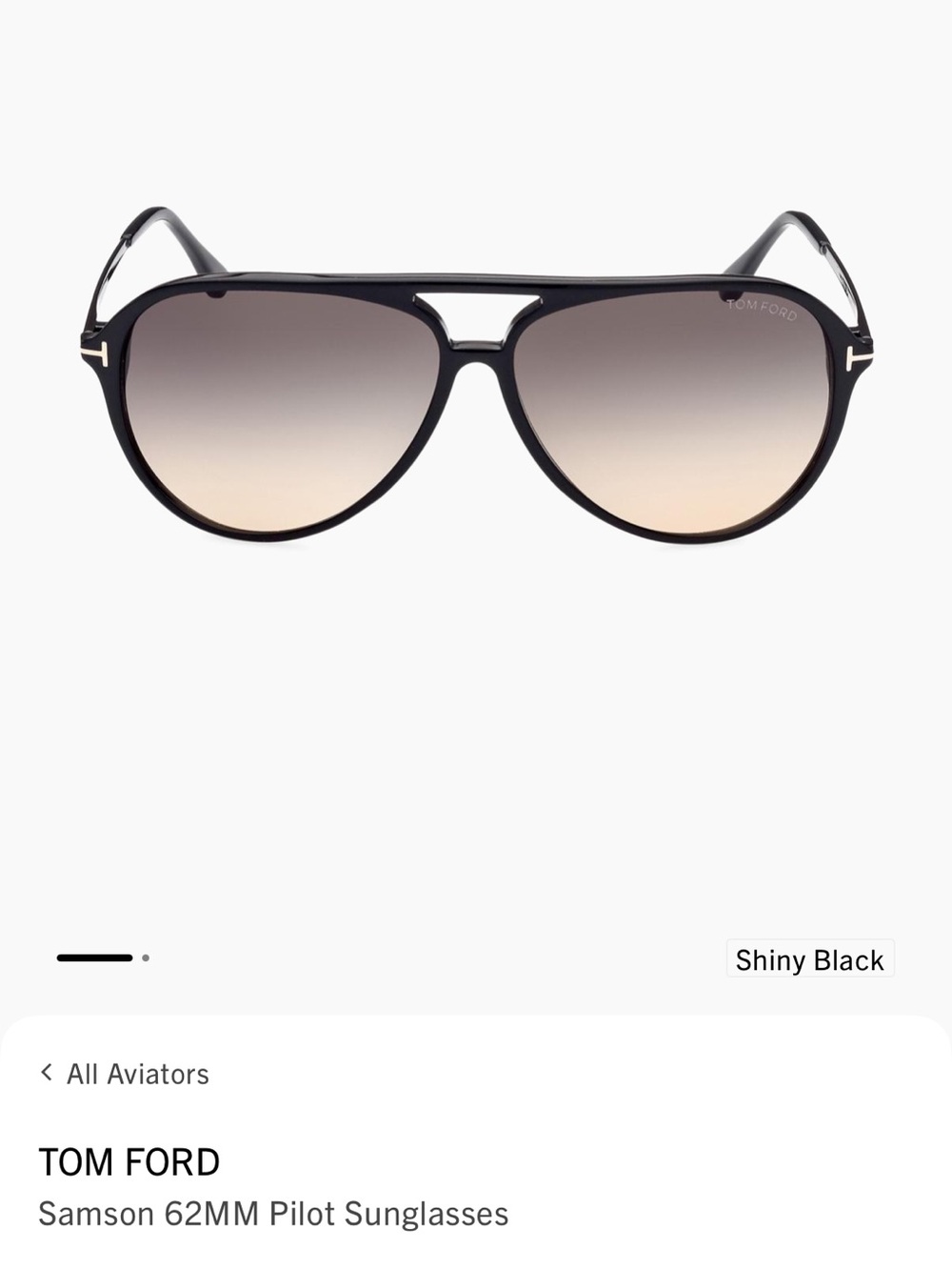 Tom Ford Samson 62MM Pilot Sunglasses Tortoise/Brown